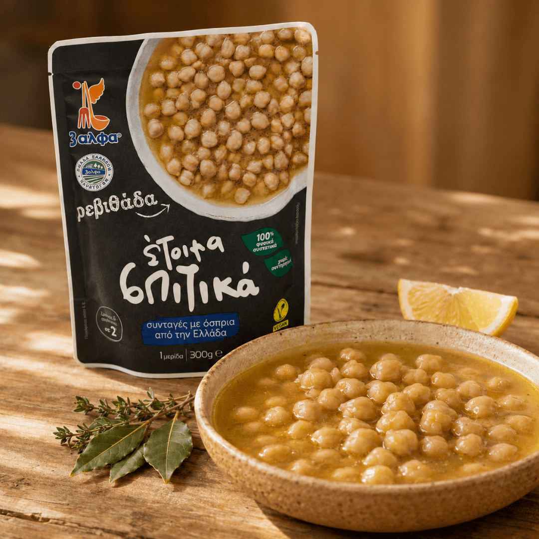 Revithada — The Sifnos Chickpea Stew, Ready in 2 Minutes (300g) - Greek Flavours