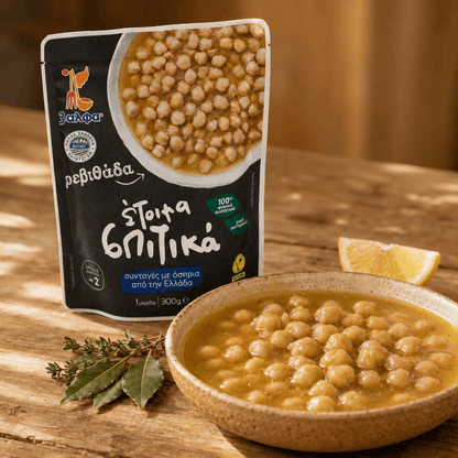Revithada — The Sifnos Chickpea Stew, Ready in 2 Minutes (300g) - Greek Flavours