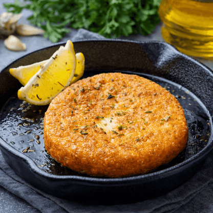 Saganaki with Thyme – semi - hard cheese for grill & pan | Whole cylinder ~850g - Greek Flavours