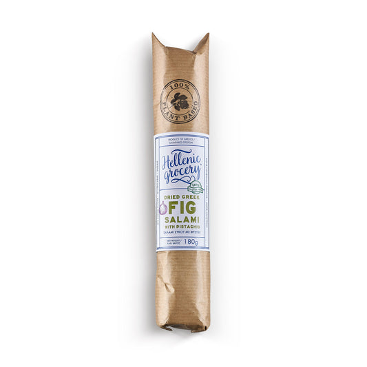 Dried Fig Salami with Pistachio - 180g - Hellenic Grocery