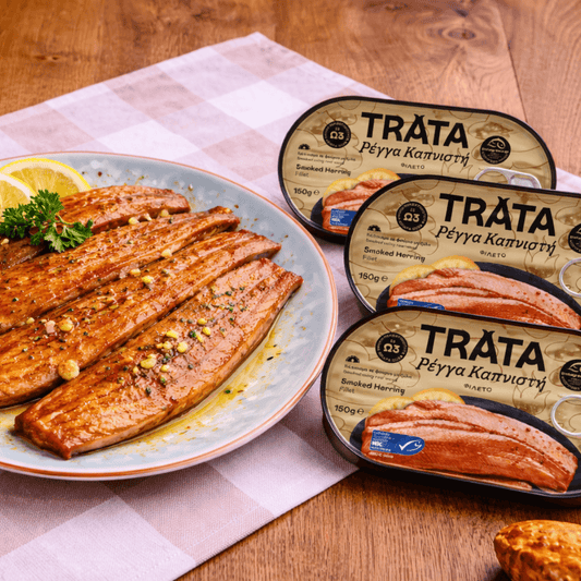 Smoked Greek Herring Fillets – Authentic Meze Selection (3x150g Multipack) - Greek Flavours