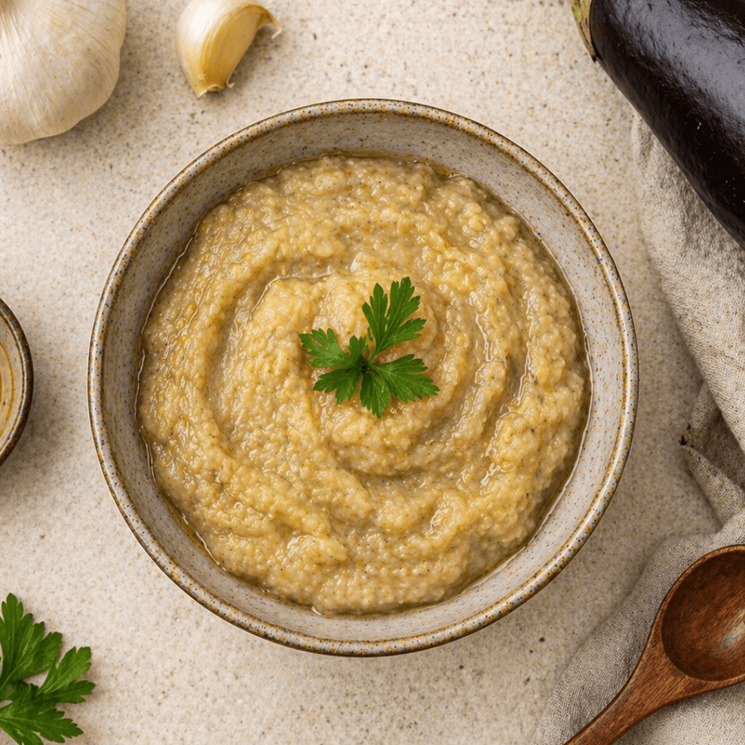 Smoky Roasted Aubergine Pulp – Traditional Base for Melitzanosalata (480g) - Greek Flavours