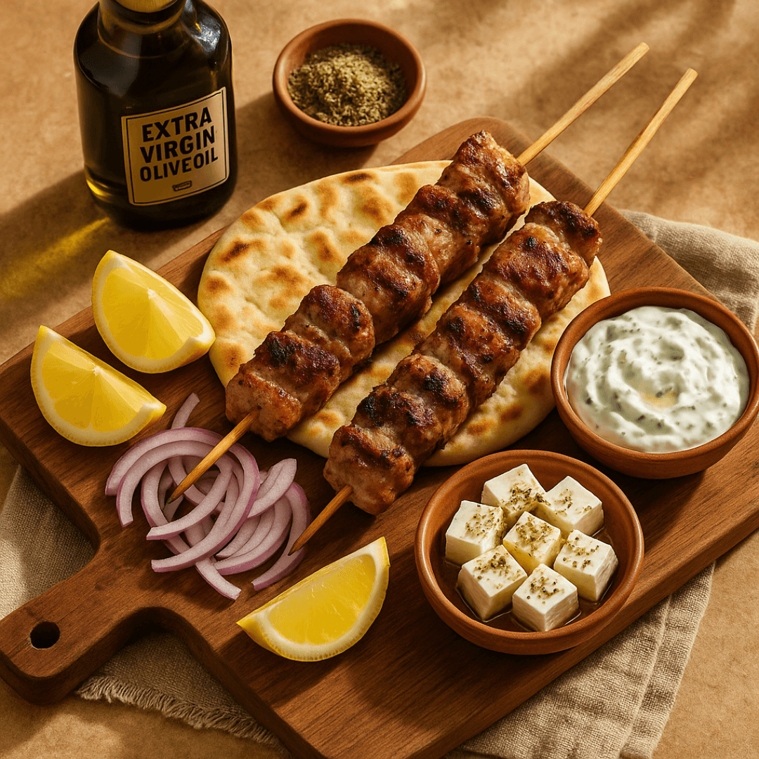 Souvlaki Dinner Box – “The Greek Grill Experience” - Greek Flavours