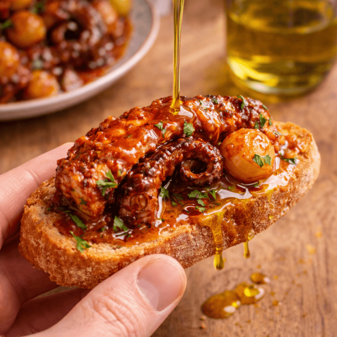 Spicy Octopus Meze – Premium Greek Appetiser (6×100g) - Greek Flavours