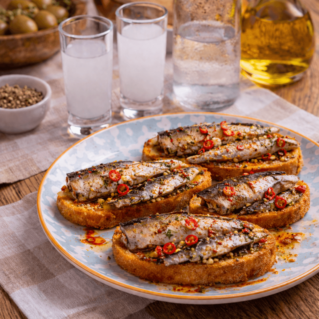 Spicy Sardines in Vegetable Oil – Traditional Greek Meze (3x100g Multipack) - Greek Flavours