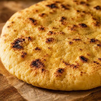 Stamatis Traditional Greek Corn Pita Bread – Hand - Torn, the Athens Original (10 x 18 cm Rounds) - Greek Flavours