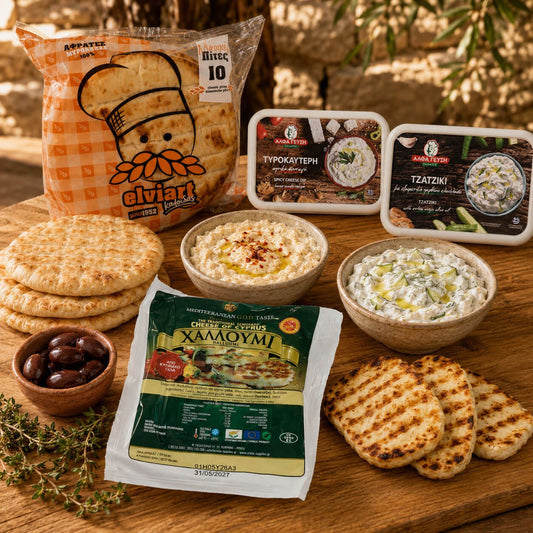 The Greek Grill Box — Four Essentials for a Real Greek Evening (set of 4 products) - Greek Flavours