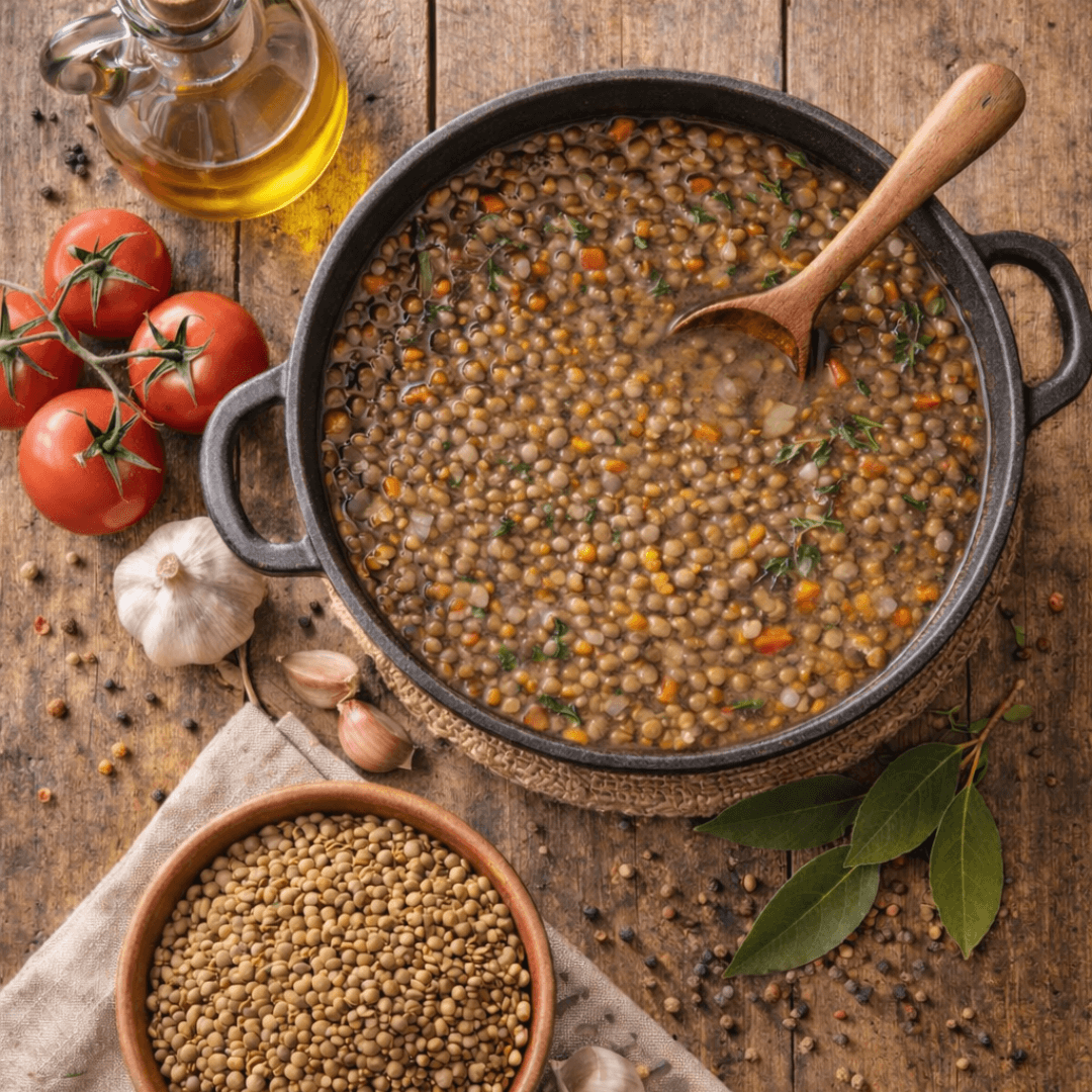 Traditional Farsala Lentils – Greek Legumes Rich in Protein & Fibre (500g) - Greek Flavours