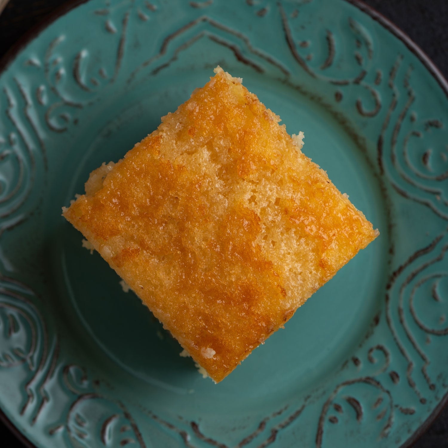 Traditional Fresh Ravani – Lemon & Orange Greek Semolina Cake