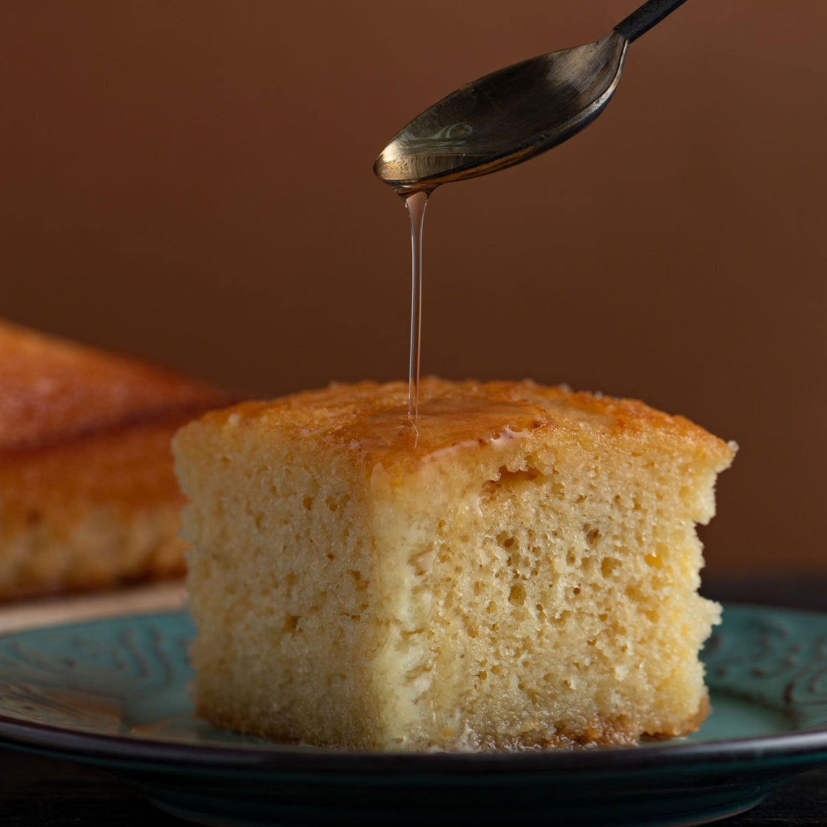 Traditional Fresh Ravani – Lemon & Orange Greek Semolina Cake