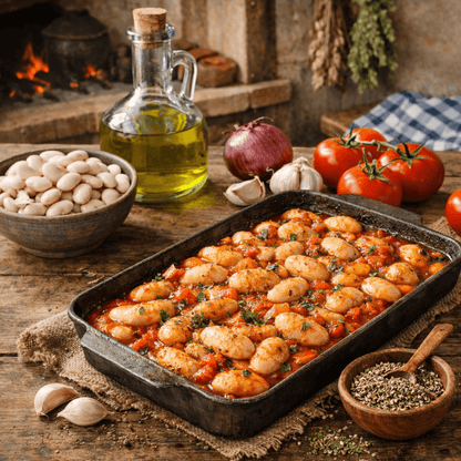 Traditional Greek Gigantes Beans – High - Fibre Mediterranean Legume (500g) - Greek Flavours