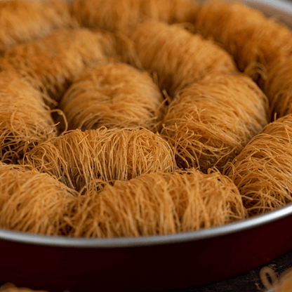 Traditional Greek Kataifaki Tray – 20 Syrupy Pastry Rolls (Approx. 800g) - Greek Flavours