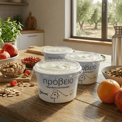Traditional Greek Sheep Yogurt with Natural Petsa – 3x220g - Greek Flavours