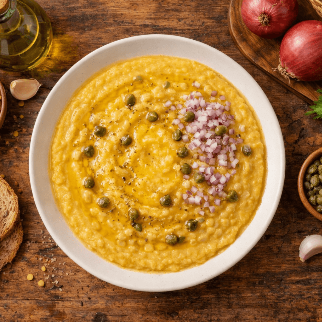 Traditional Greek Split Fava (Yellow Peas) – High Fibre Mediterranean Legume (500g) - Greek Flavours