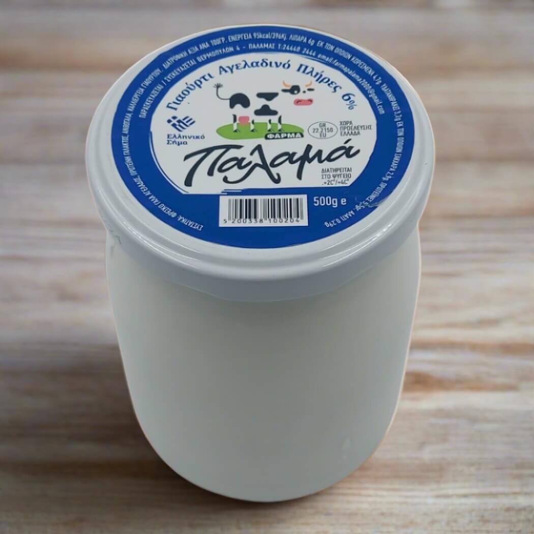  Yogurt greco di mucca Straggisto 6% da Karditsa - 500g
