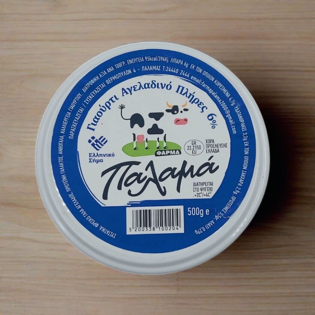 Yaourt de vache Straggisto 6% de Karditsa - 500g