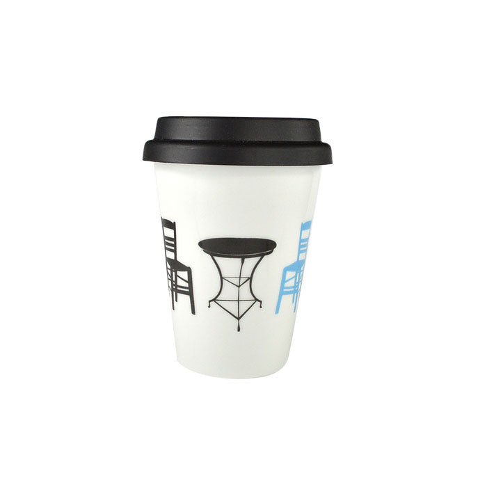 Kaffeetasse Kafenio zum Mitnehmen aus Porzellan - 275ml 
