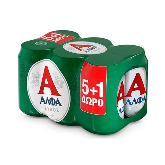 Alfa beer can - 6x330ml