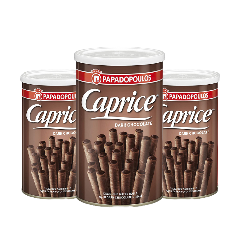 Caprice με μαύρη σοκολάτα - 3x250γρ