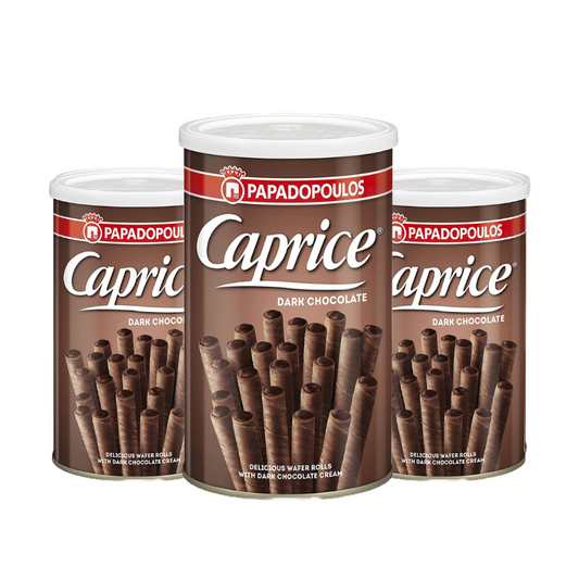 Greek-Grocery-Greek-Products-Dark-Chocolate-Wafer-rolls-Caprice-250g-Papadopoulos