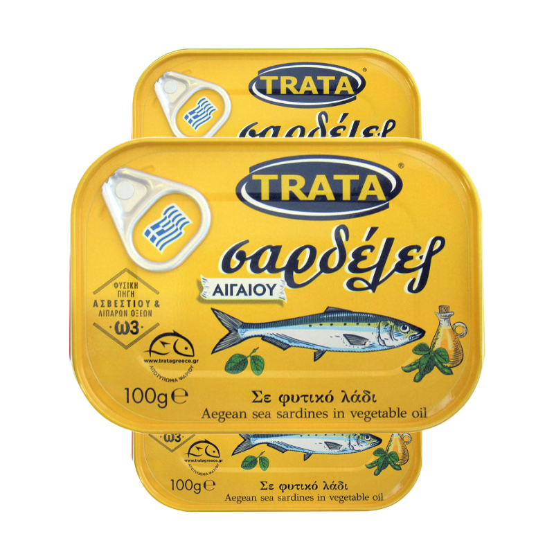 Sardines in vegetable oil - 3x100g