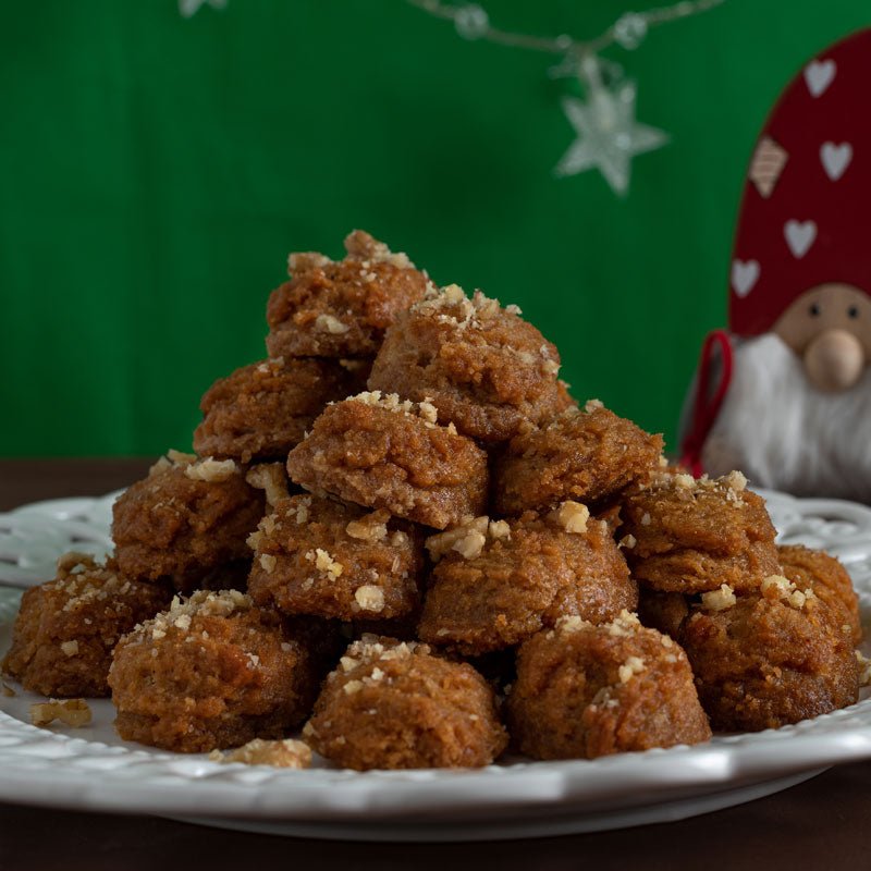melomakarona aufbewahrung Frische Melomakarona aus Athen – Traditionelle Honigkekse (1kg)