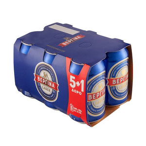 Vergina beer can - 6x330ml - Greek Flavours